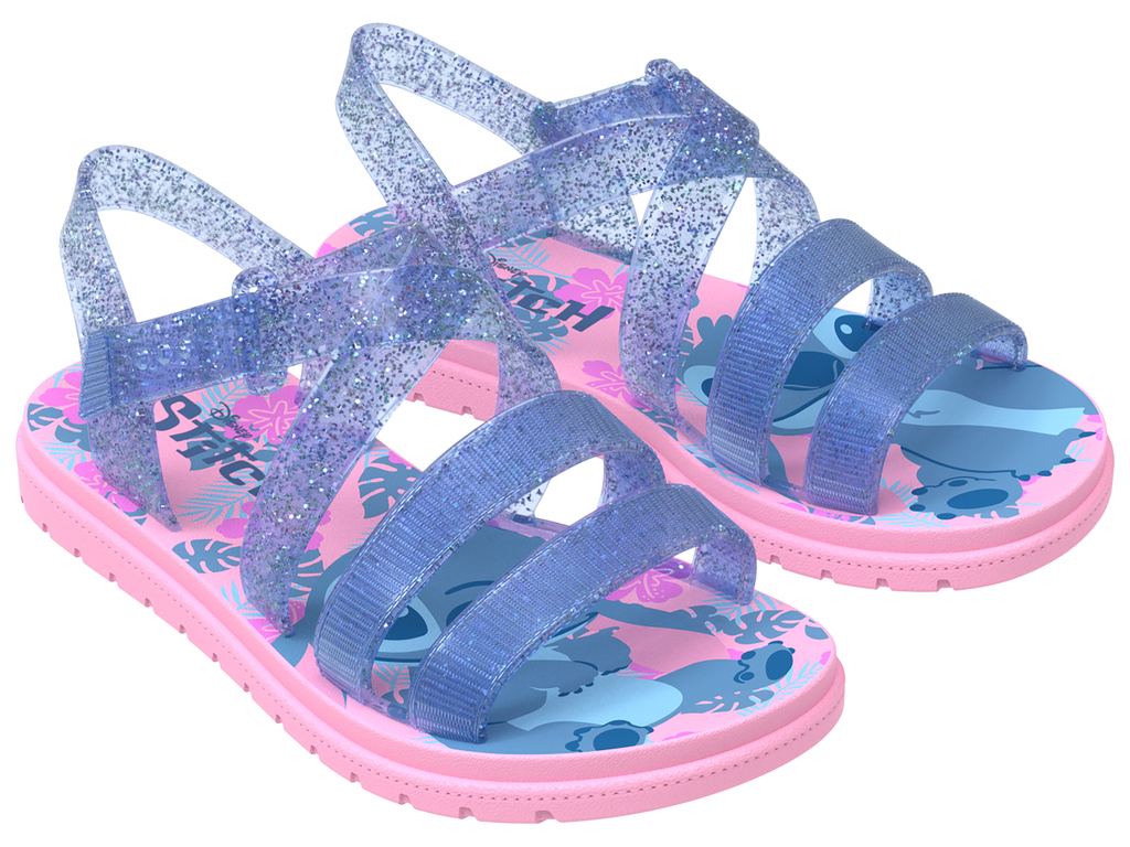 SANDALIA INFANTIL AZUL/ROSA STICH SWEET IPANEMA - 2