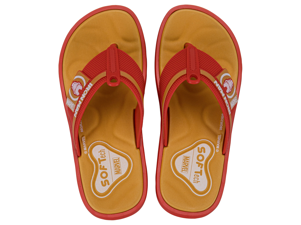 SANDALIA INFANTIL ROJO/AMARILLO MARVEL IPANEMA - 1
