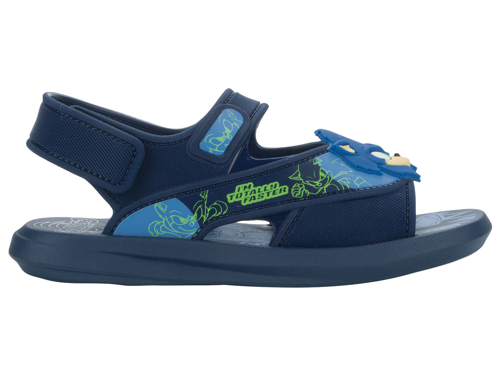SANDALIA INFANTIL AZUL OSCURO SONIC RUSH IPANEMA - 3