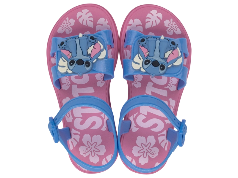 SANDALIA INFANTIL LILA/AZUL GLITTER STICH 089 IPANEMA - 1