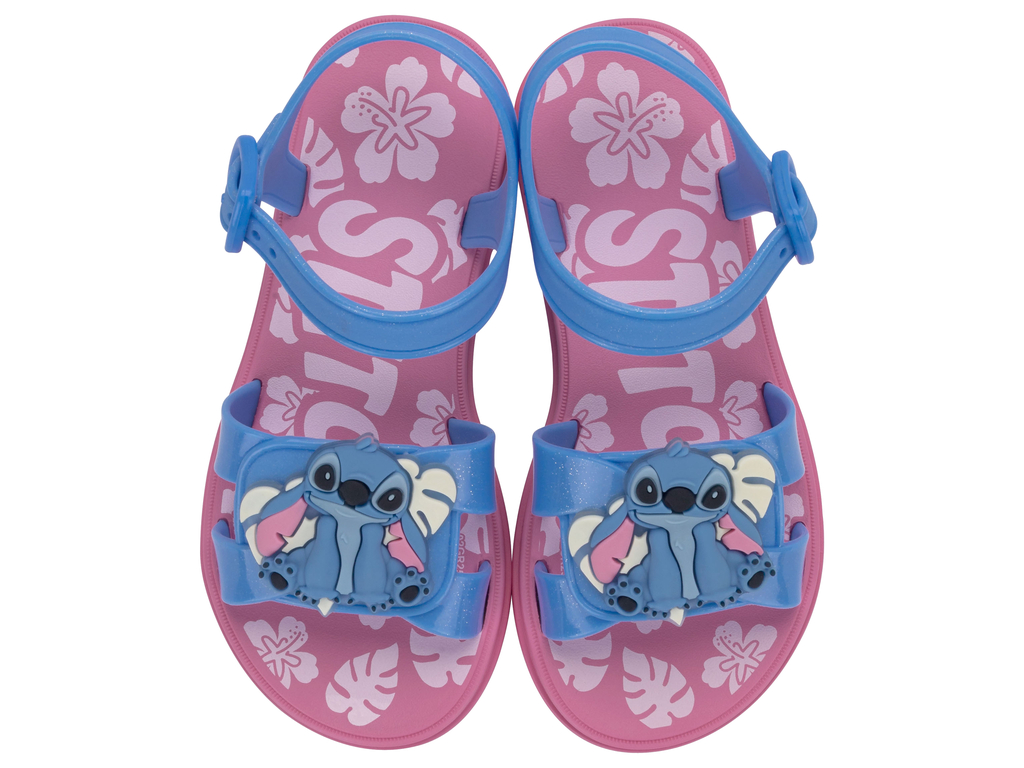 SANDALIA INFANTIL LILA/AZUL GLITTER STICH 089 IPANEMA - 1
