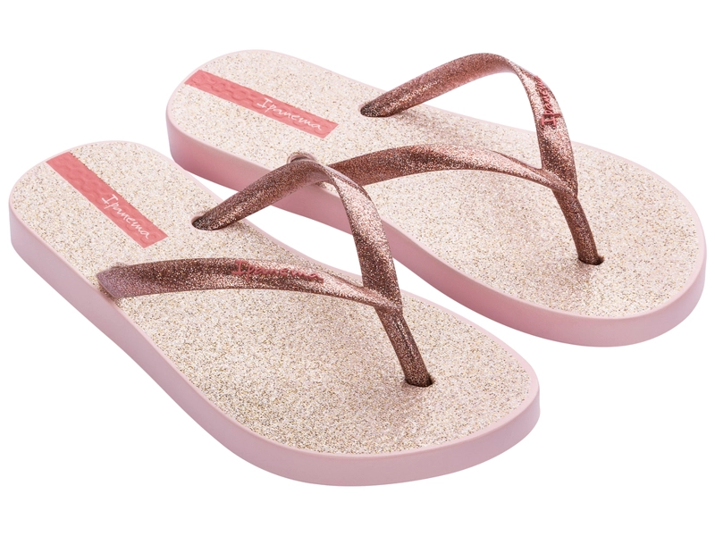 SANDALIA INFANTIL ROSA GLITTER IPANEMA - 2