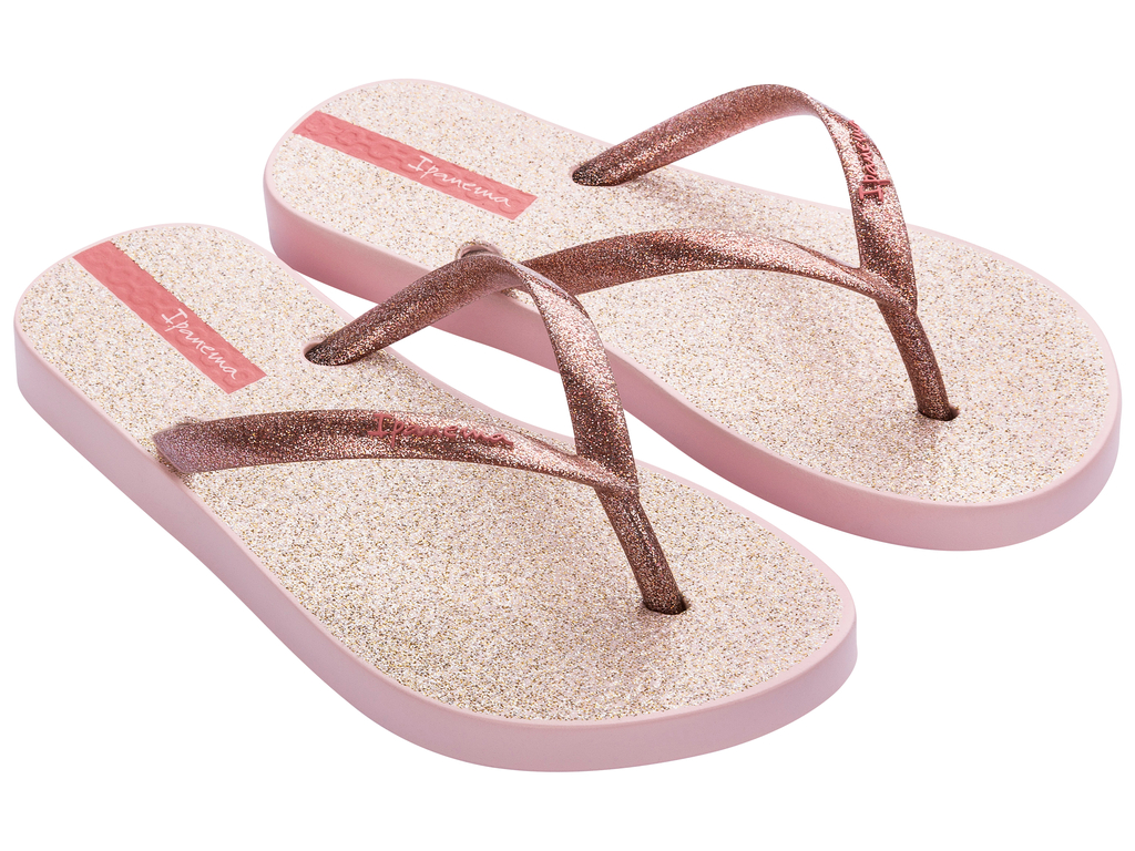 SANDALIA INFANTIL ROSA GLITTER IPANEMA - 2