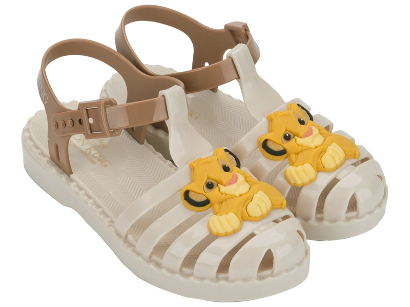 SANDALIA INFANTIL BEIGE DISNEY DUO IPANEMA - 2
