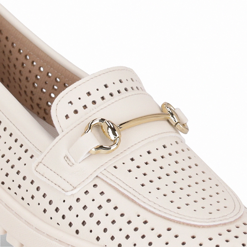 ZAPATILLA MUJER CREMA/DORADO NICI PICCADILLY - 5