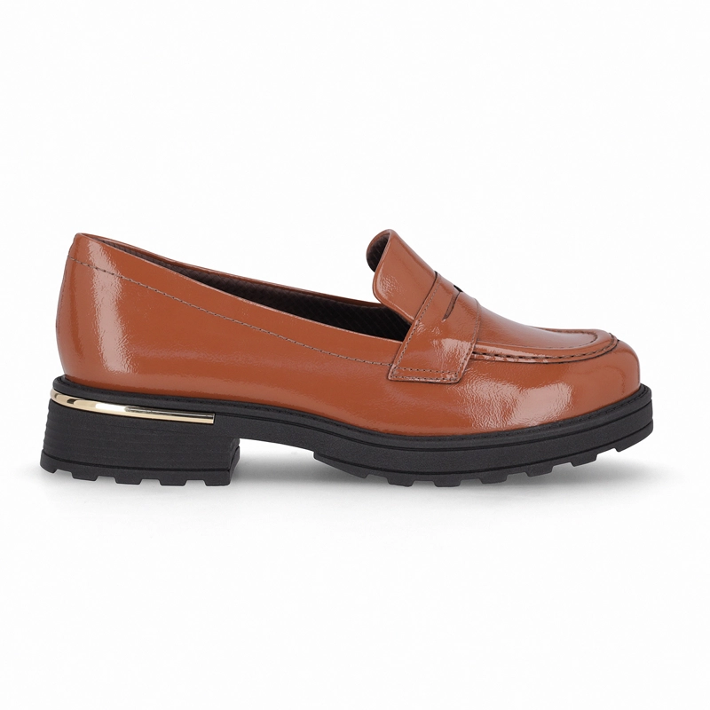 MOCASIN MUJER OCRE/CHAROL GISA PICCADILLY - 1