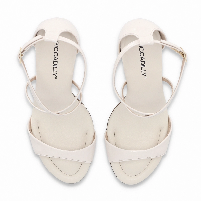 SANDALIA MUJER CREMA RAFA PICCADILLY - 2
