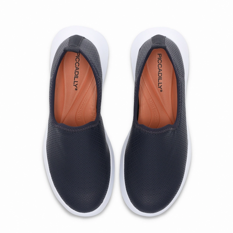 ZAPATILLA MUJER AZUL/BLANCO FASCITIS ANABELA PICCADILLY - 3