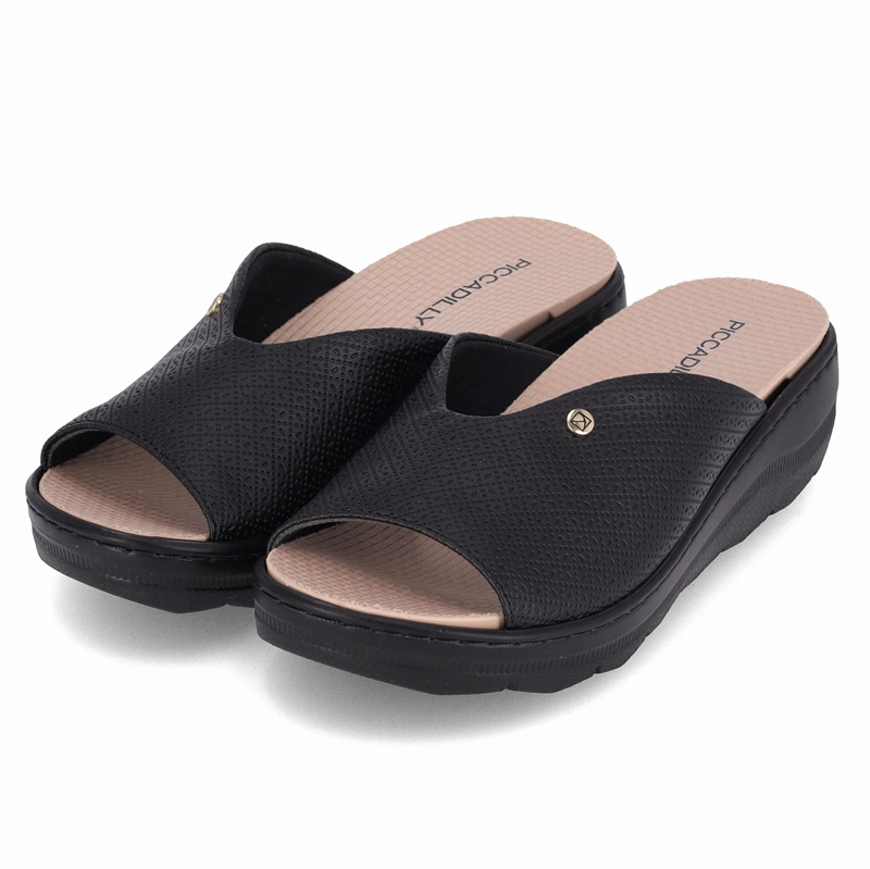 SANDALIA NEGRO MUJER SPA ANABELA PICCADILLY - 5