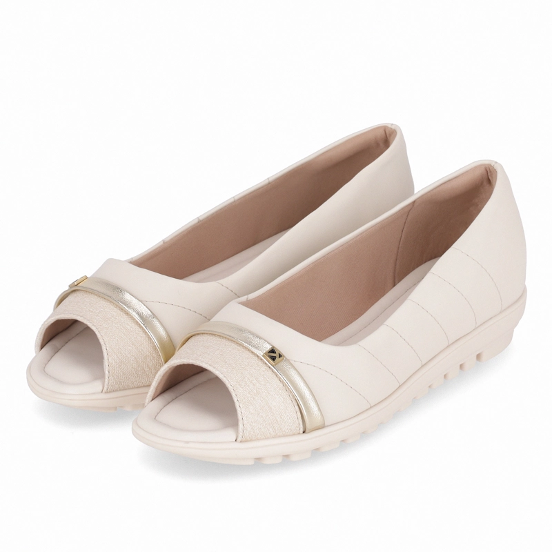 ZAPATO MUJER CREMA ALINE PICCADILLY - 4