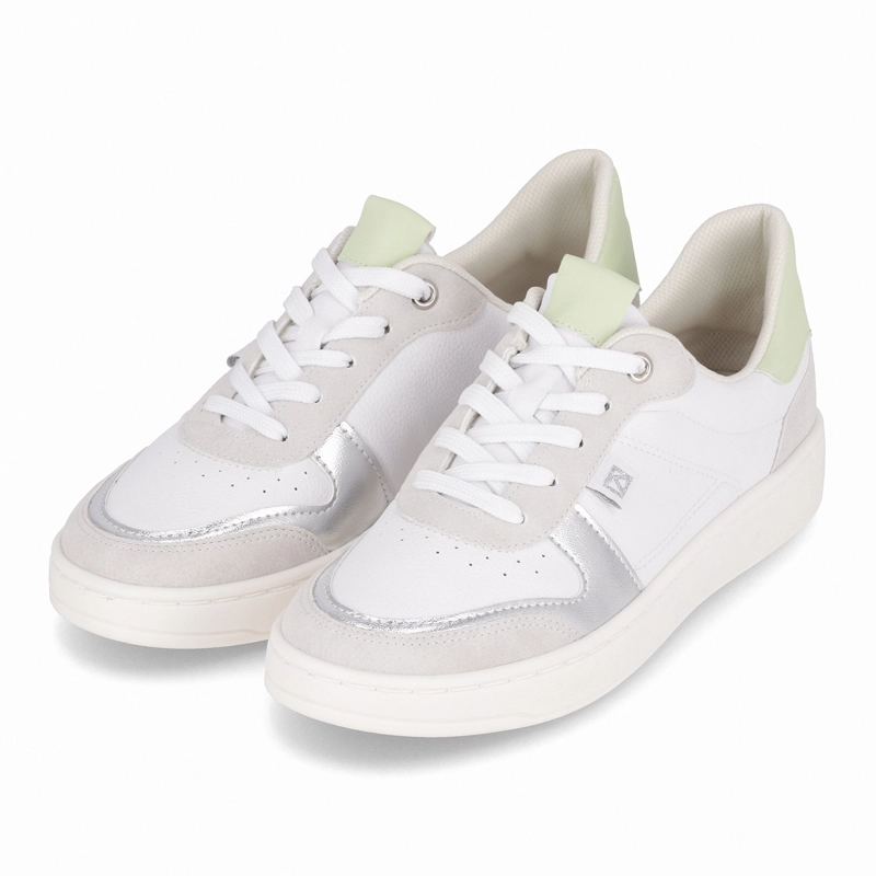 ZAPATILLA MUJER BLANCO/VERDE BETA PICCADILLY - 3