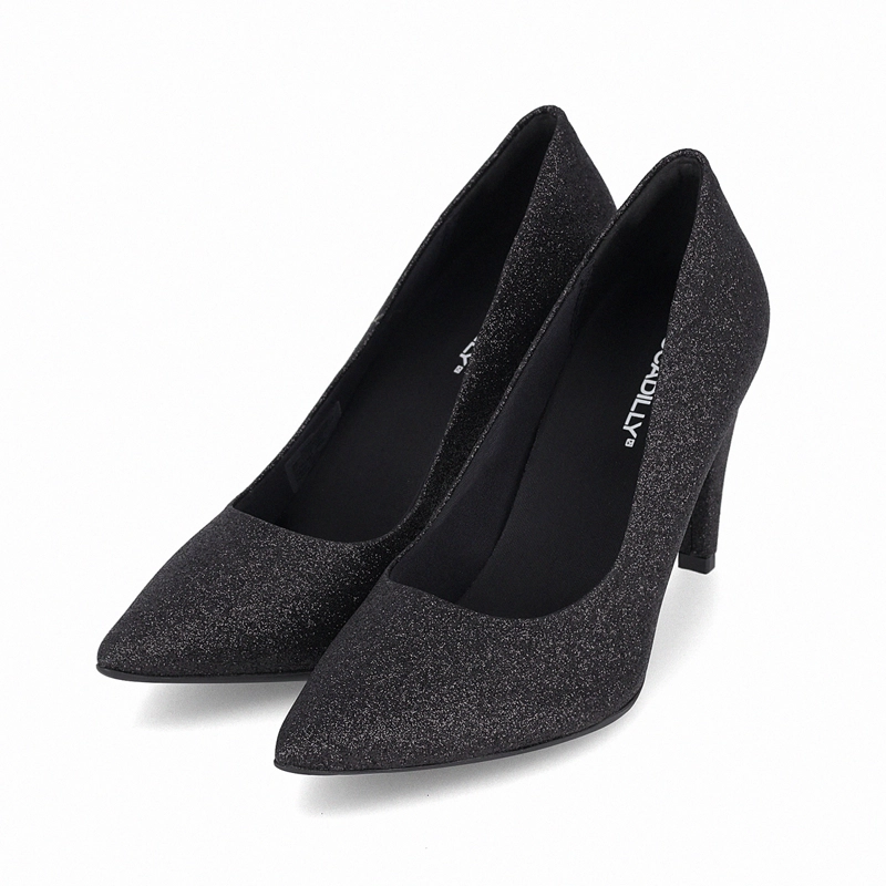 ZAPATO NEGRO/GLITTER MUJER SILVANA 164 PICCADILLY - 2