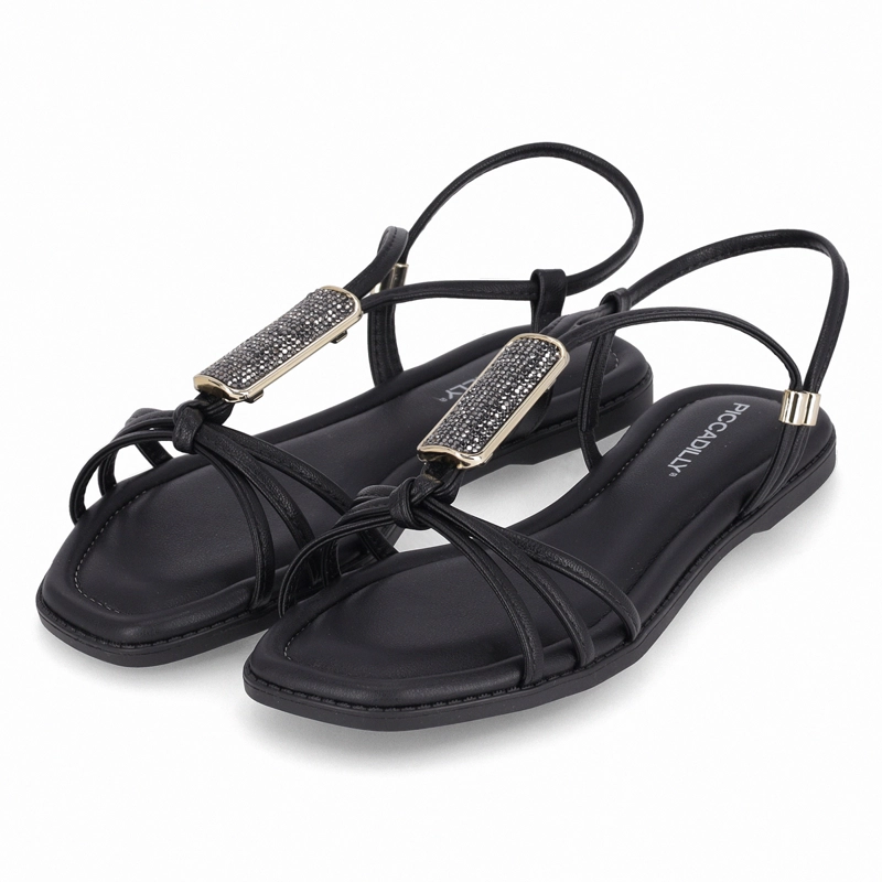 SANDALIA NEGRO/STRASS MUJER_ GABI PICCADILLY - 3