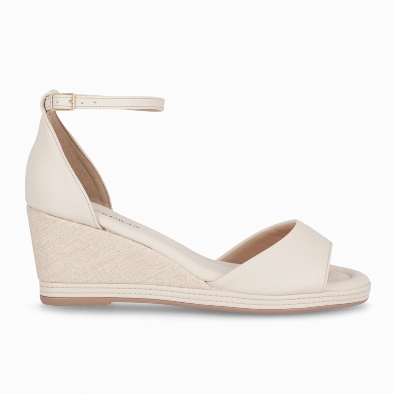 SANDALIA MUJER CREMA ALICE PICCADILLY - 1