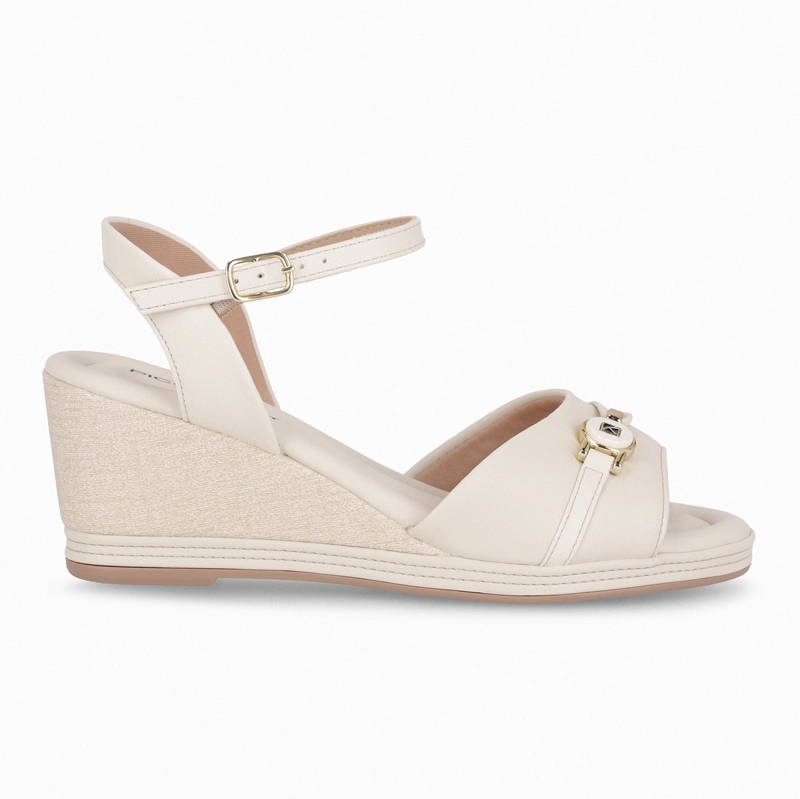 SANDALIA MUJER CREMA/DORADO ALICE 713 PICCADILLY - 1