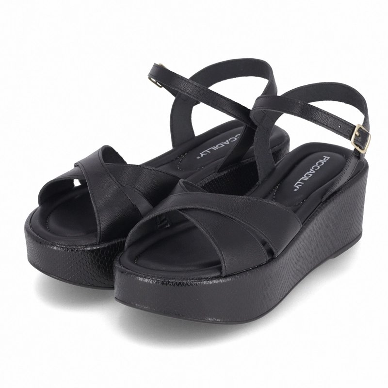 SANDALIA NEGRO MUJER LEIA PICCADILLY - 3