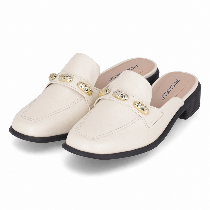 ZAPATO MUJER CREMA/DORADO GIOVANNA PICCADILLY - 3