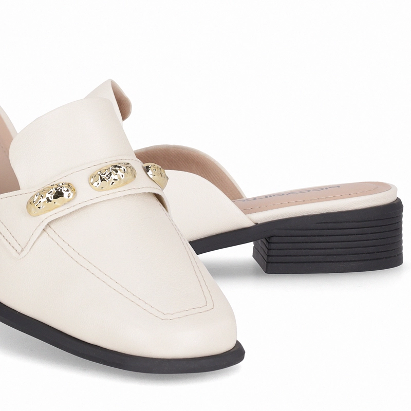 ZAPATO MUJER CREMA/DORADO GIOVANNA PICCADILLY - 5