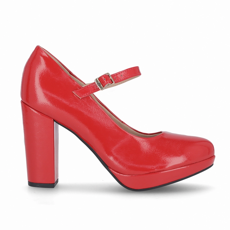 ZAPATO MARY JANE MUJER- ROJO/CHAROL EVELIN PICCADILLY - 1
