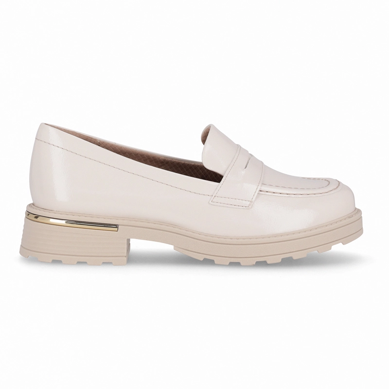 MOCASIN MUJER CREMA/CHAROL GISA PICCADILLY - 1