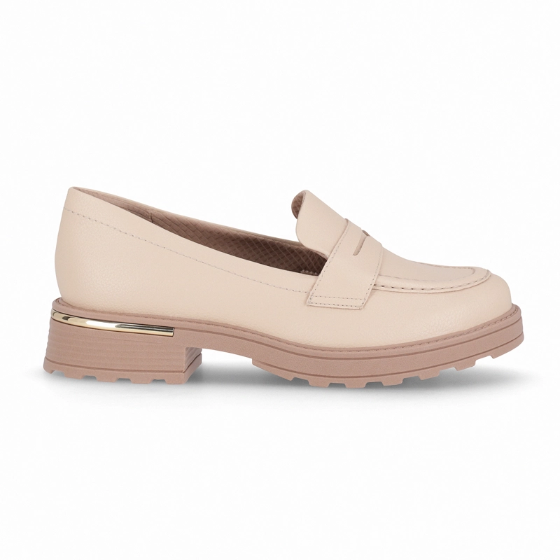 MOCASIN MUJER BEIGE GISA PICCADILLY - 1
