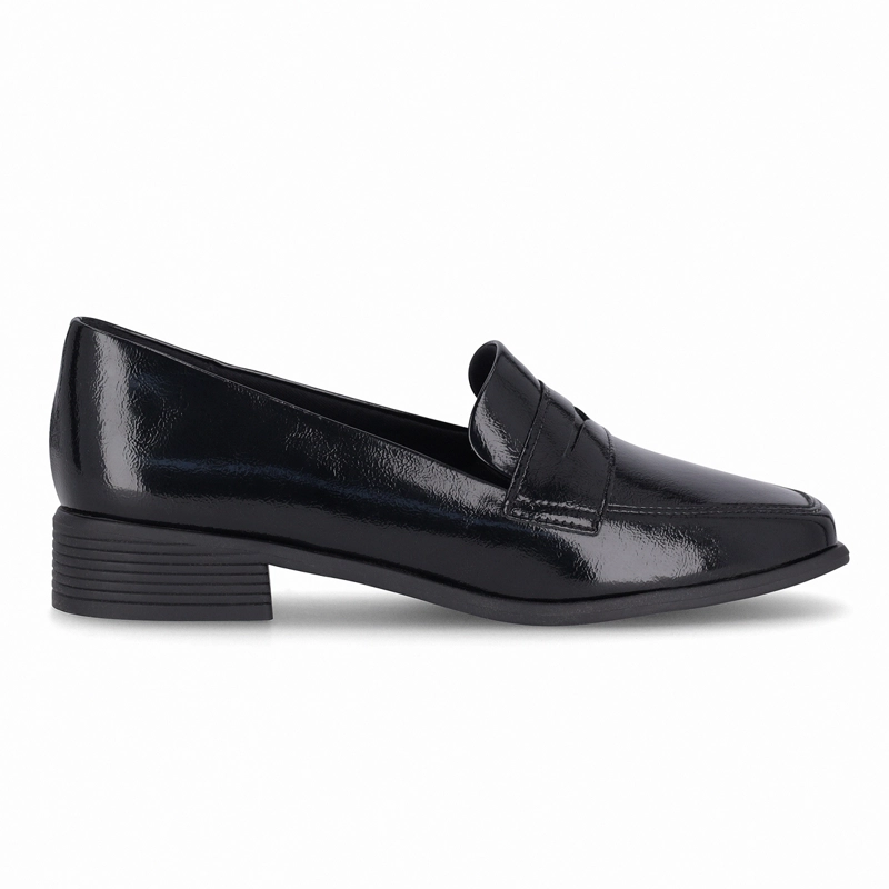MOCASIN NEGRO/CHAROL MUJER GIOVANNA PICCADILLY - 1