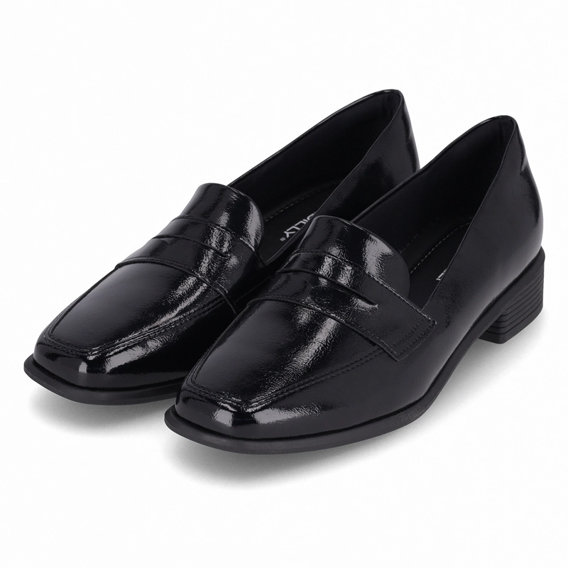 MOCASIN NEGRO/CHAROL MUJER GIOVANNA PICCADILLY - 3
