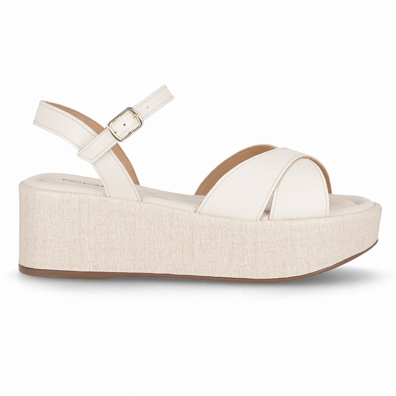 SANDALIA MUJER CREMA LEIA PICCADILLY - 1