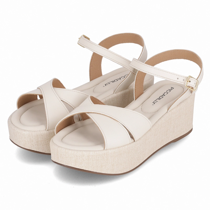 SANDALIA MUJER CREMA LEIA PICCADILLY - 2