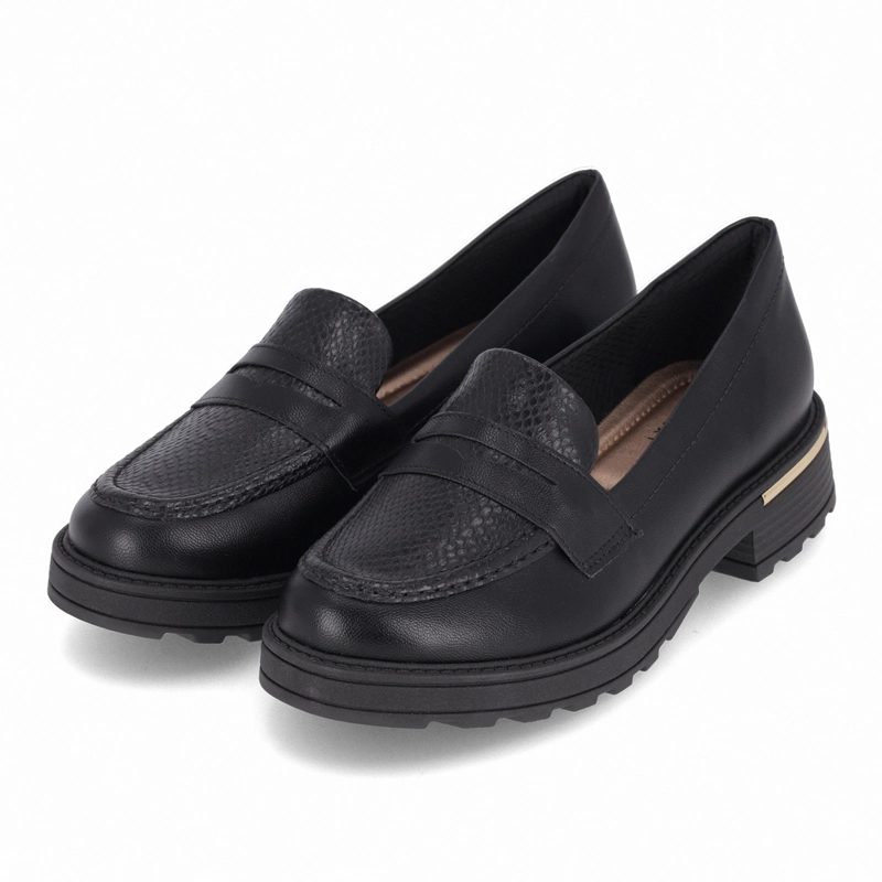 MOCASIN NEGRO/SNAKE MUJER GISA PICCADILLY - 3