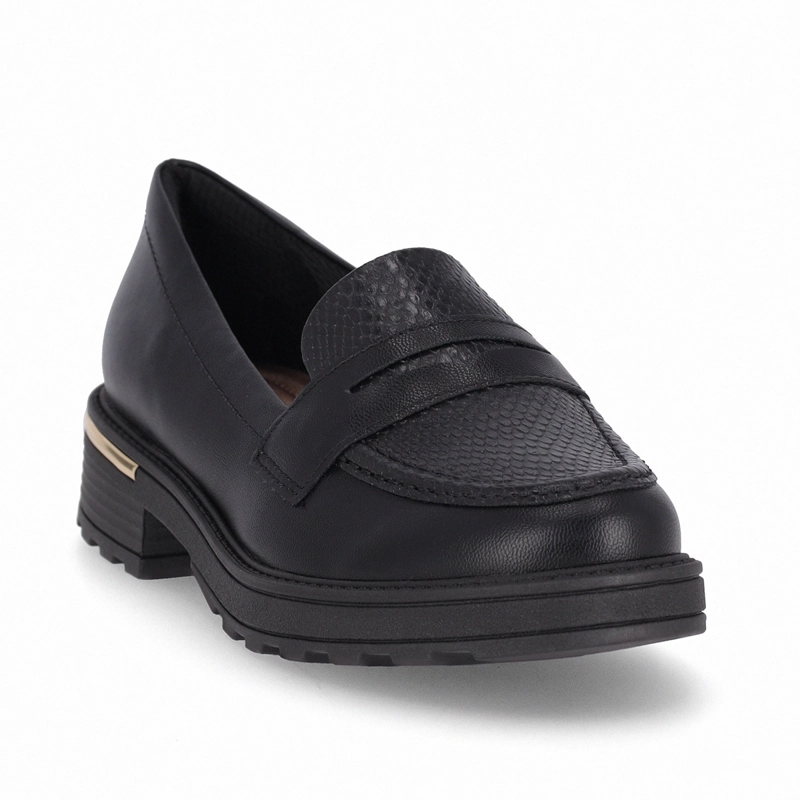MOCASIN NEGRO/SNAKE MUJER GISA PICCADILLY - 4