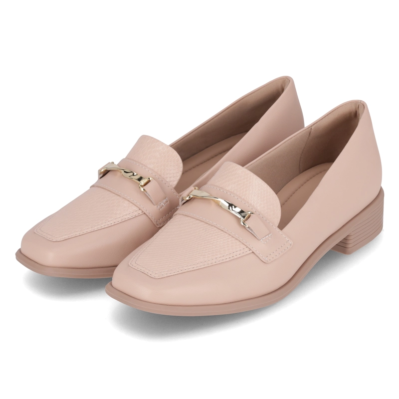 MOCASIN MUJER_ ROSADO/DORADO GIOVANNA PICCADILLY - 3
