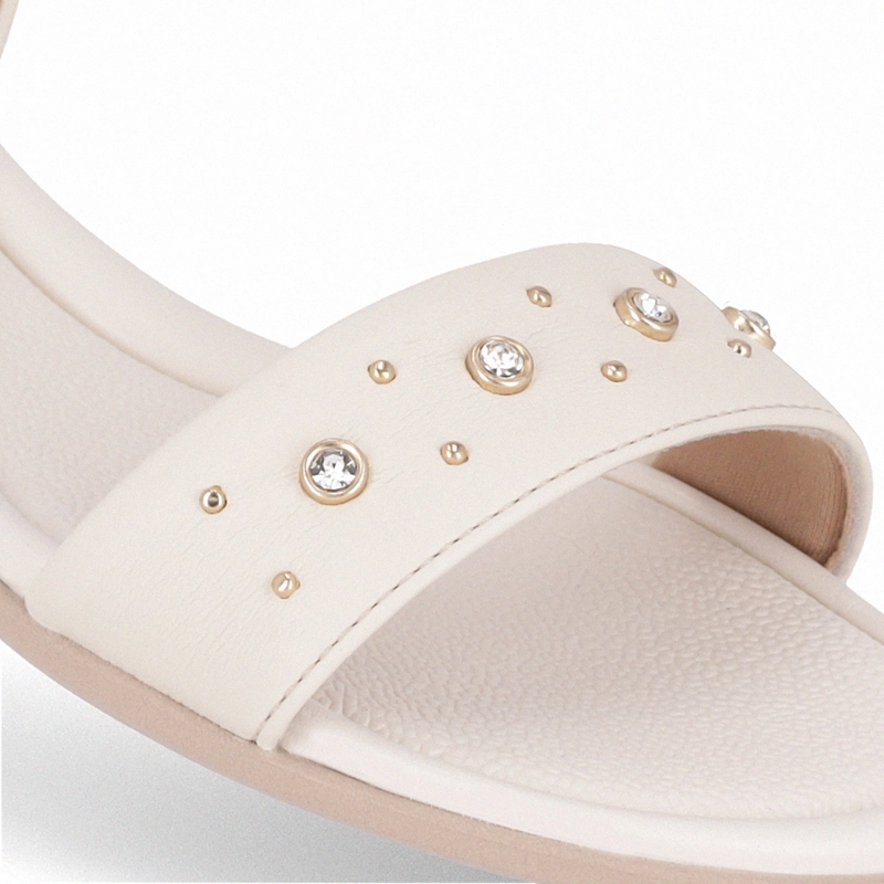 SANDALIA MUJER CREMA/STRASS TAILA 68 PICCADILLY - 5