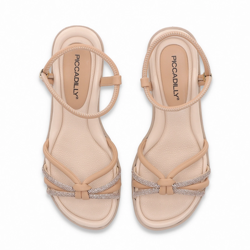 SANDALIA MUJER NUDE/STRASS TAILA PICCADILLY - 2