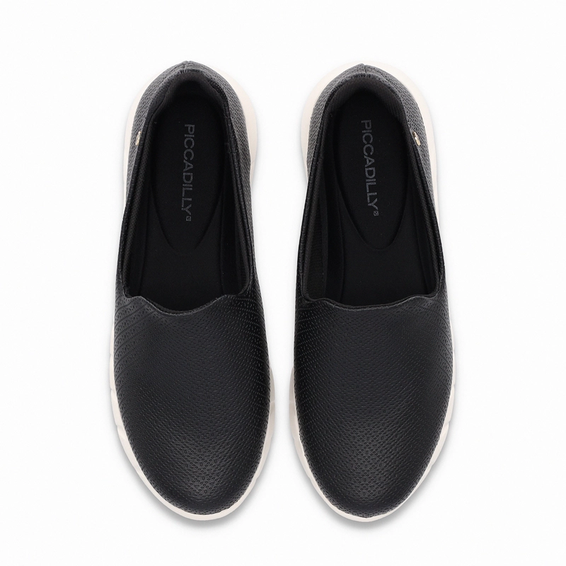 ZAPATILLA NEGRO/CREMA MUJER FABI PICCADILLY - 2