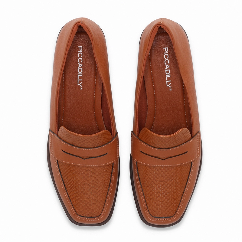 MOCASIN MUJER OCRE GIOVANNA PICCADILLY - 2