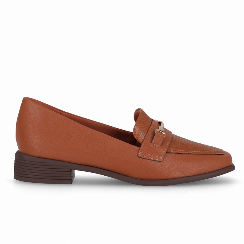 MOCASIN MUJER OCRE/DORADO GIOVANNA PICCADILLY - 1