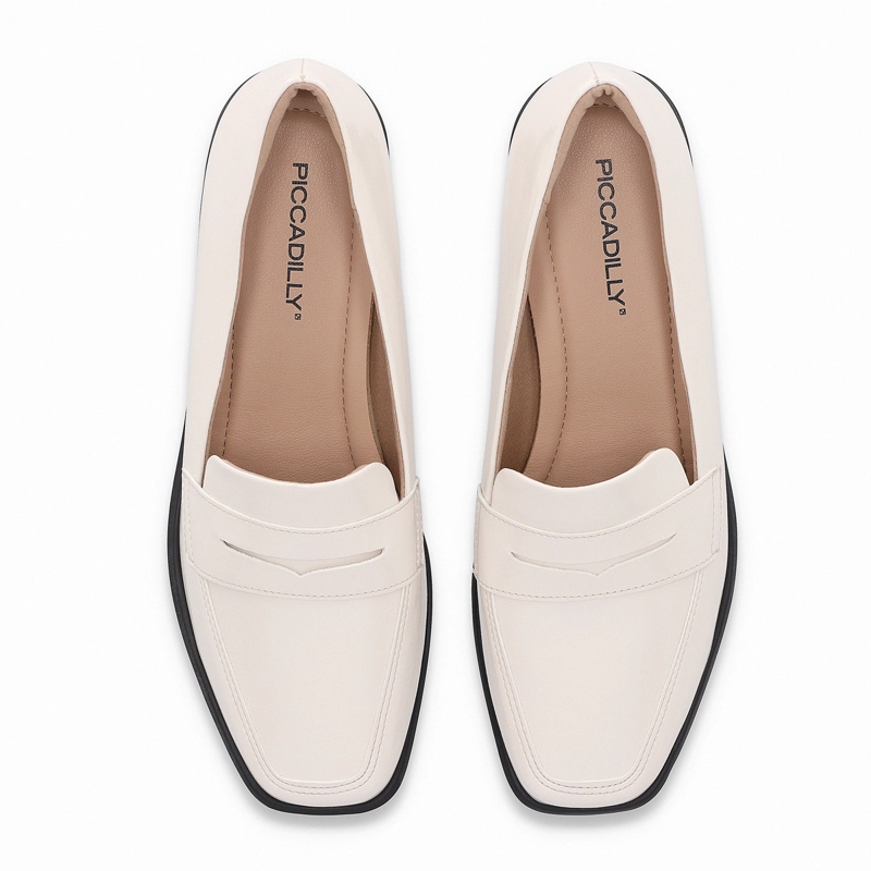 MOCASIN MUJER CREMA/CHAROL GIOVANNA PICCADILLY - 2
