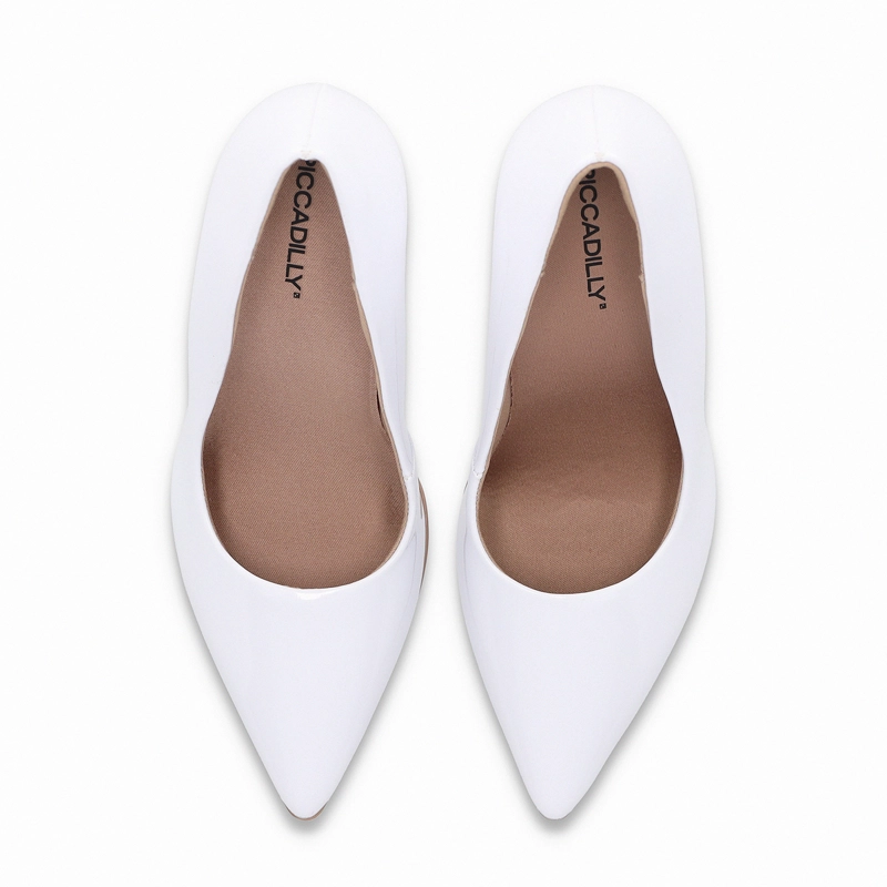 ZAPATO MUJER_ BLANCO/CHAROL LUIZA 173 PICCADILLY - 2