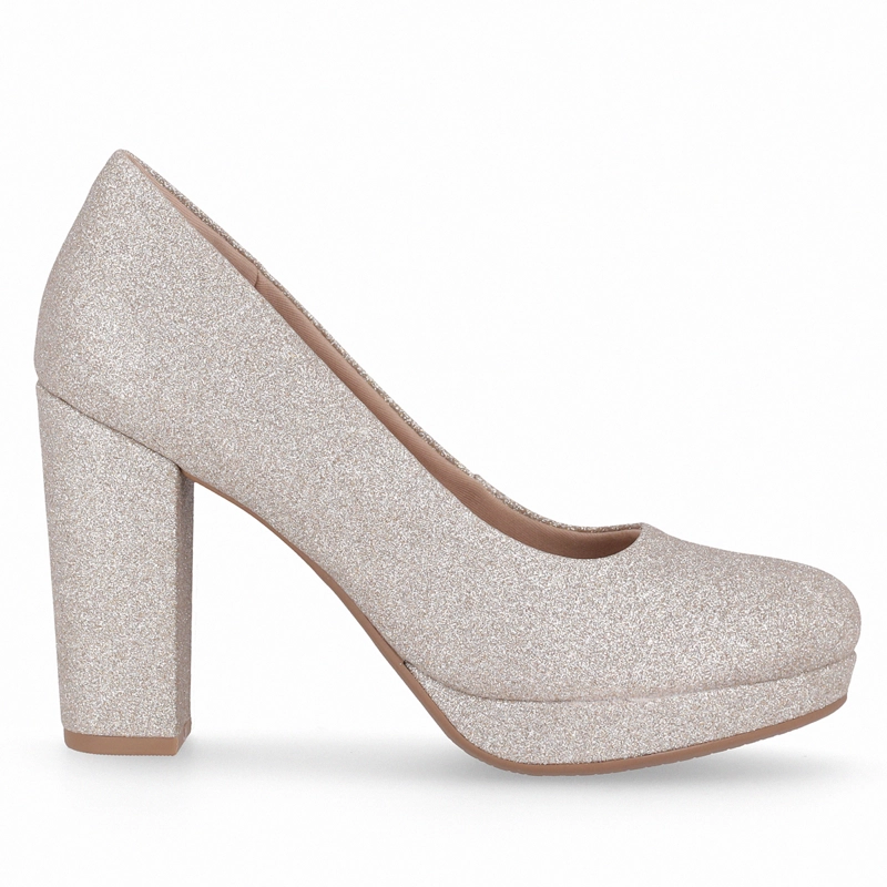 ZAPATO MUJER CHAMPAGNE/GLITTER EVELIN PICCADILLY - 1