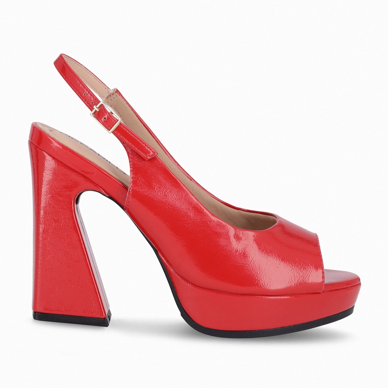 SANDALIA CRISTINE TACO ALTO - 1