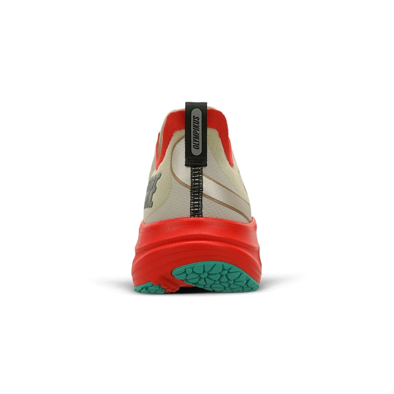 ZAPATILLA RUNNING MUJER CORRE 4 CELESTE/ROJO/ARENA - 6