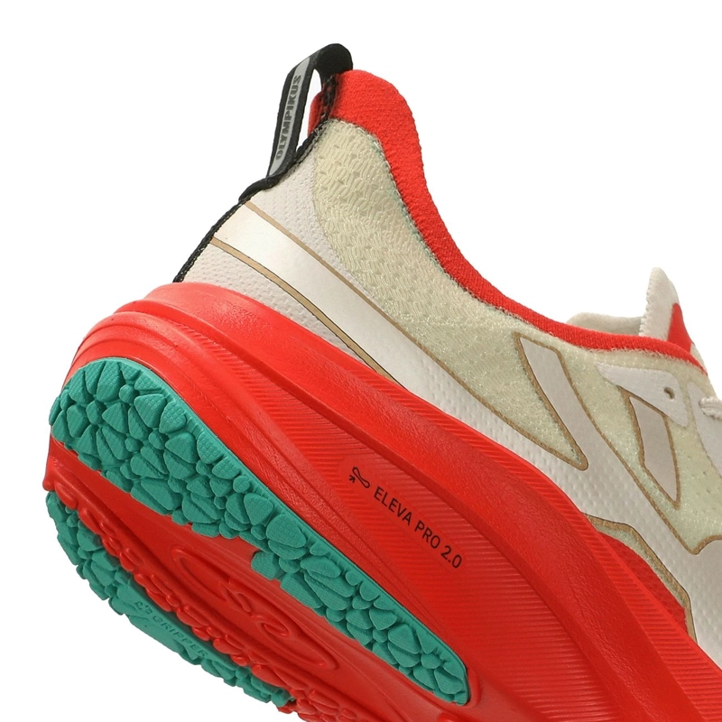 ZAPATILLA RUNNING MUJER CORRE 4 CELESTE/ROJO/ARENA - 7