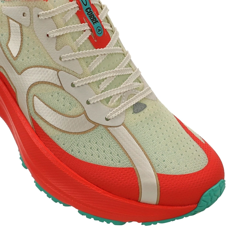 ZAPATILLA RUNNING MUJER CORRE 4 CELESTE/ROJO/ARENA - 8