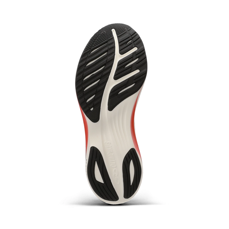 ZAPATILLA RUNNING HOMBRE CORRE TURBO CELESTE/ROJO/ARENA - 5