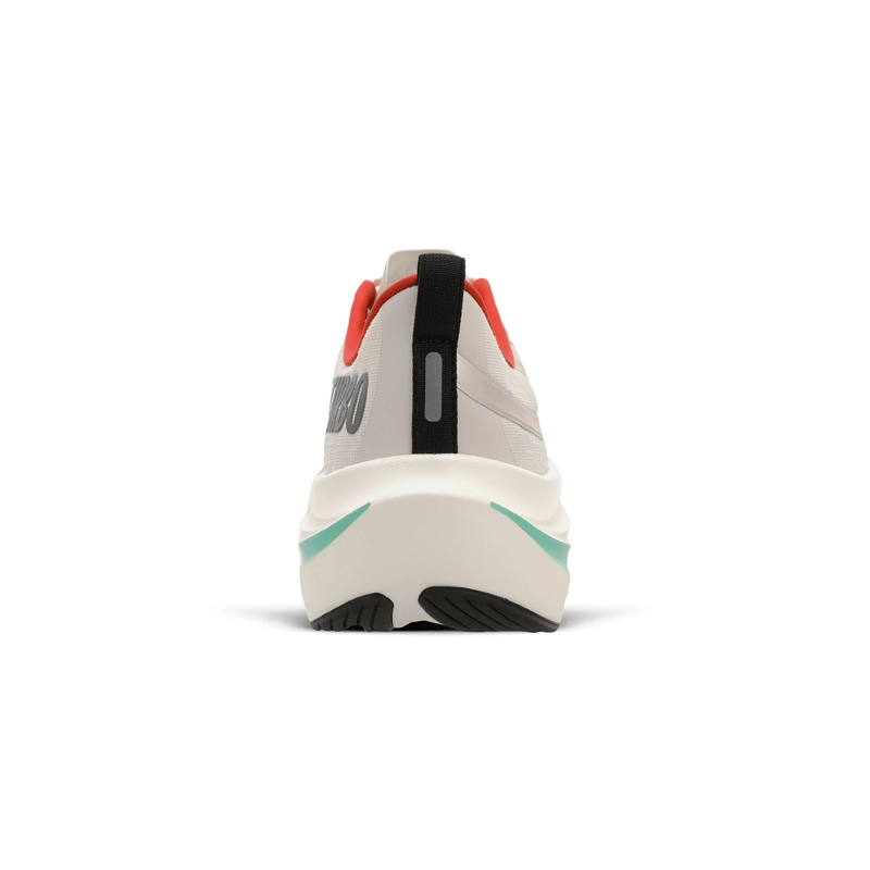 ZAPATILLA RUNNING HOMBRE CORRE TURBO CELESTE/ROJO/ARENA - 6