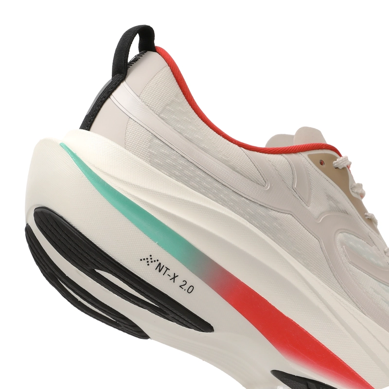 ZAPATILLA RUNNING HOMBRE CORRE TURBO CELESTE/ROJO/ARENA - 7