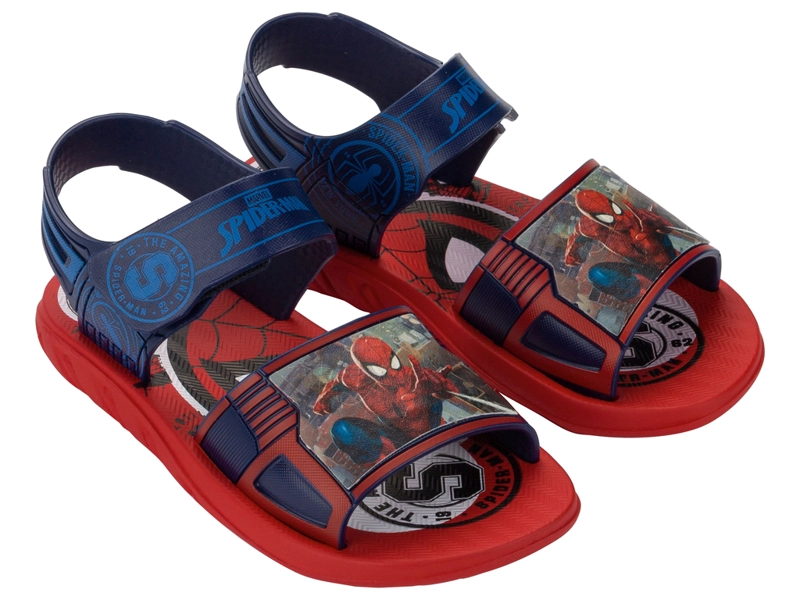 SANDALIA INFANTIL ROJO/AZUL MARVEL TEAM IPANEMA - 1