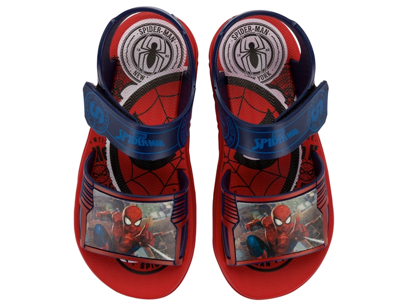 SANDALIA INFANTIL ROJO/AZUL MARVEL TEAM IPANEMA - 3
