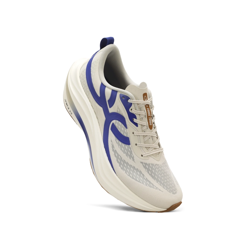 ZAPATILLA RUNNING HOMBRE CORRE TURBO AZUL/BLANCO - 2